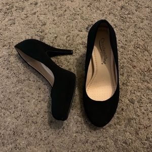 City Classified Comfort Black Heels